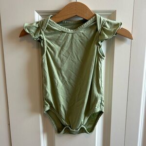 Pat Pat green bamboo onesie size 3-6 months